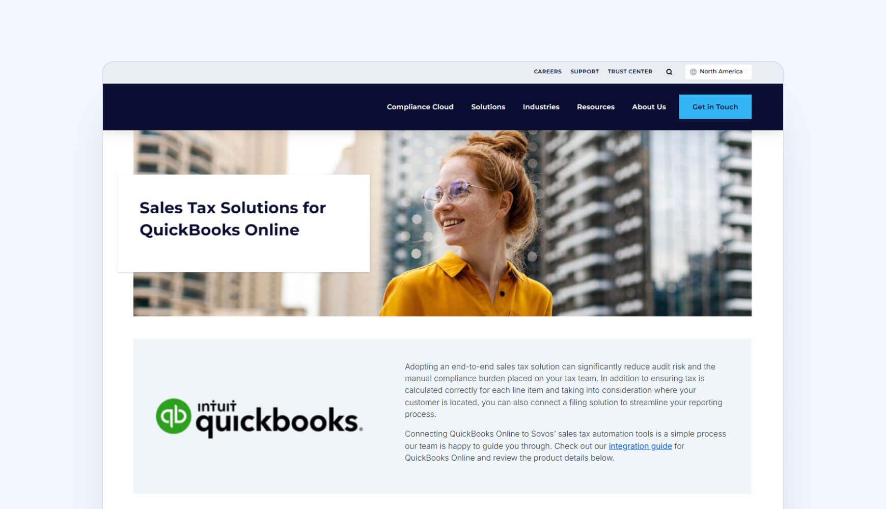 SOVOS QuickBooks Integration