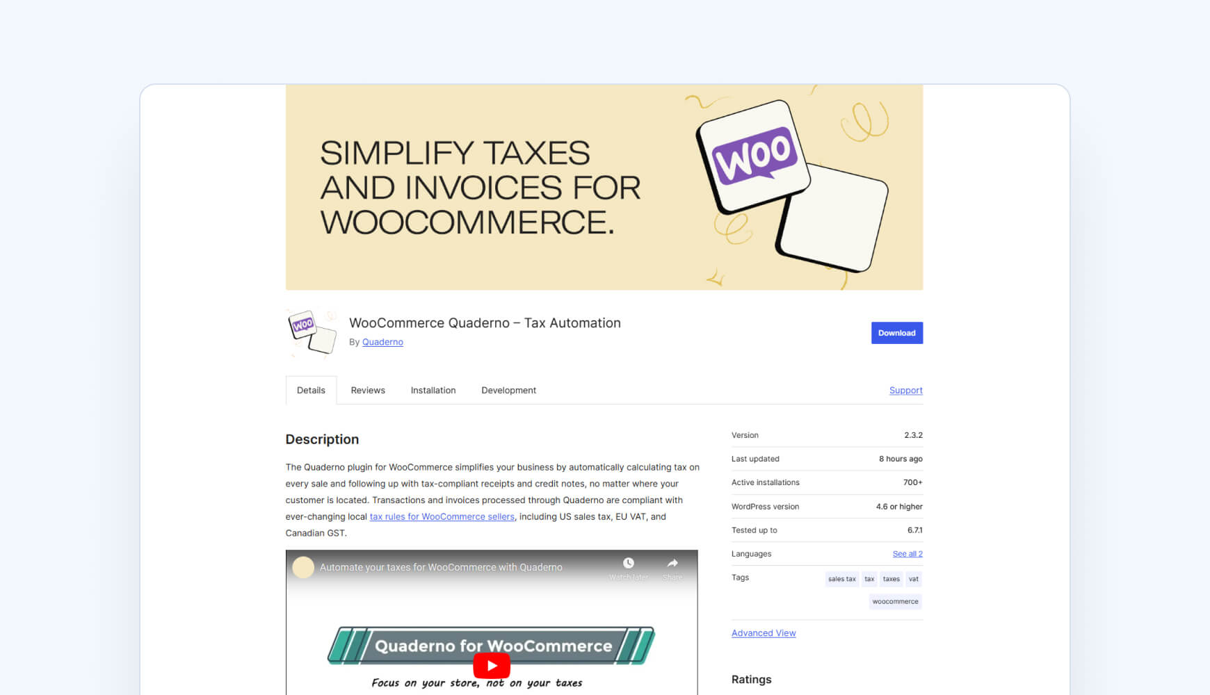 WooCommerce Quaderno Tax Automation