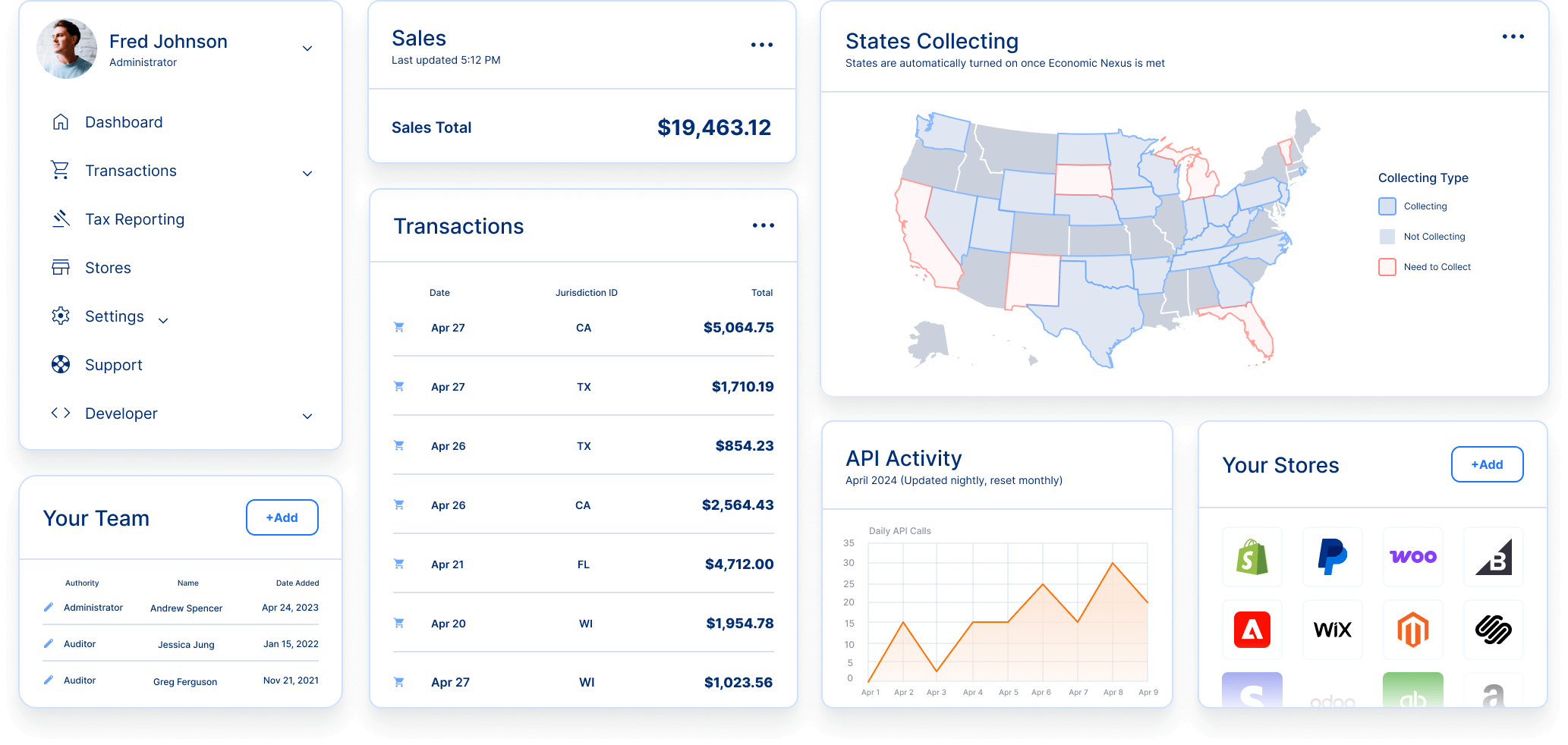 TaxCloud interface intro