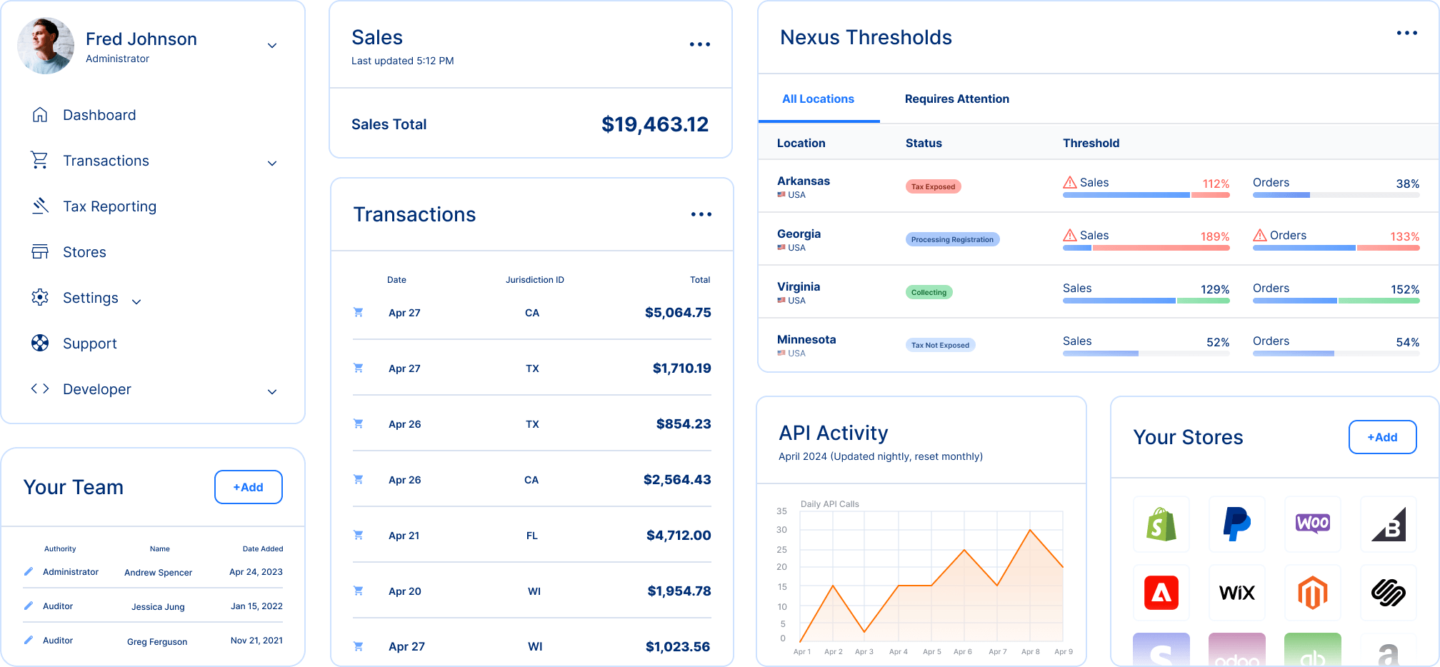 TaxCloud interface intro