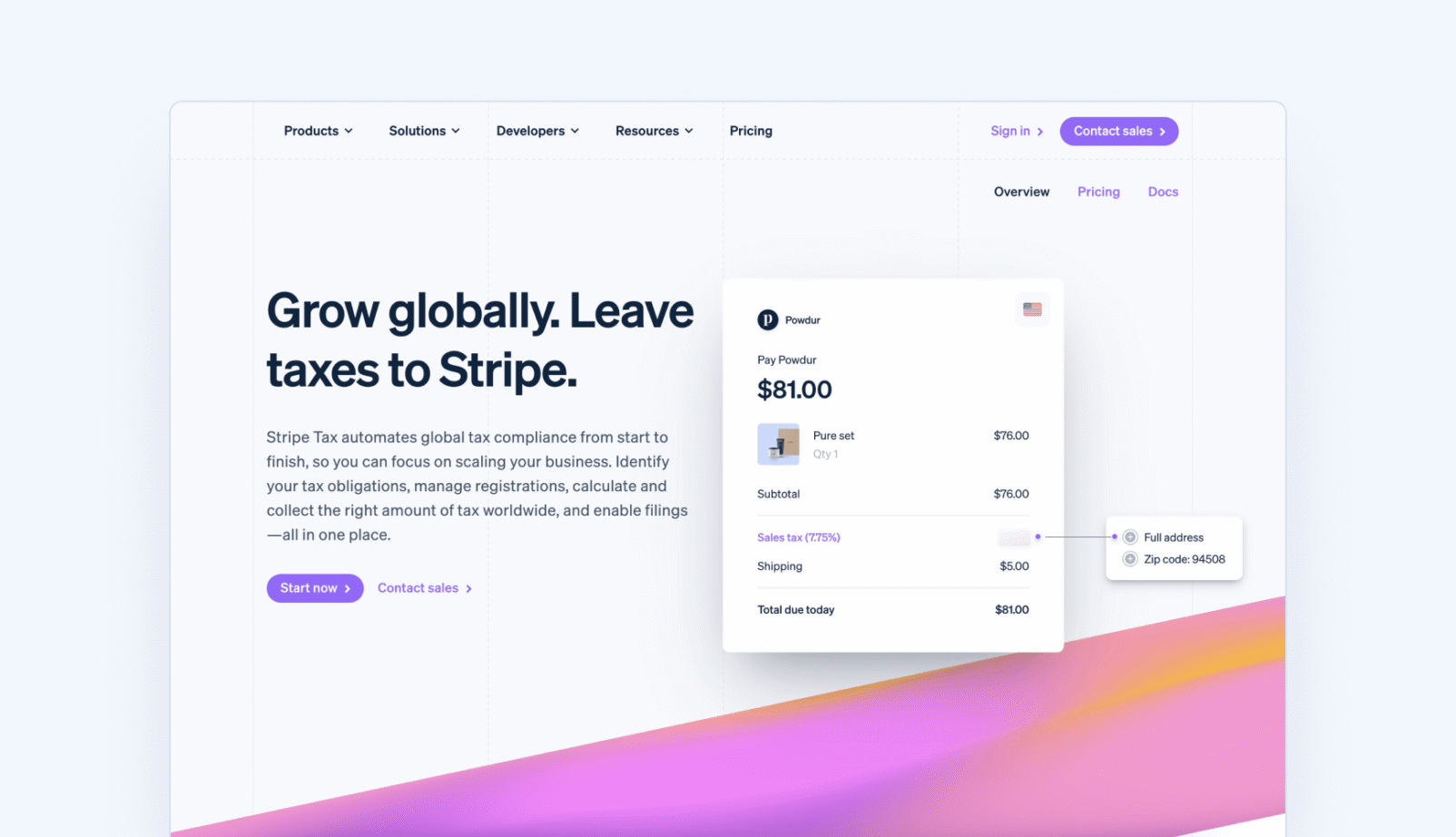 stripe tax vs taxjar