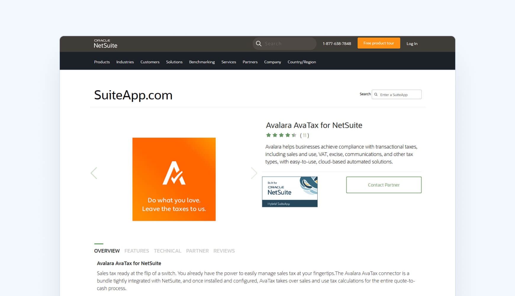 Avalara Netsuite