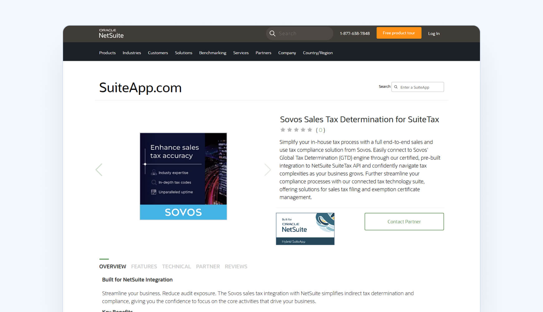 Sovos Netsuite