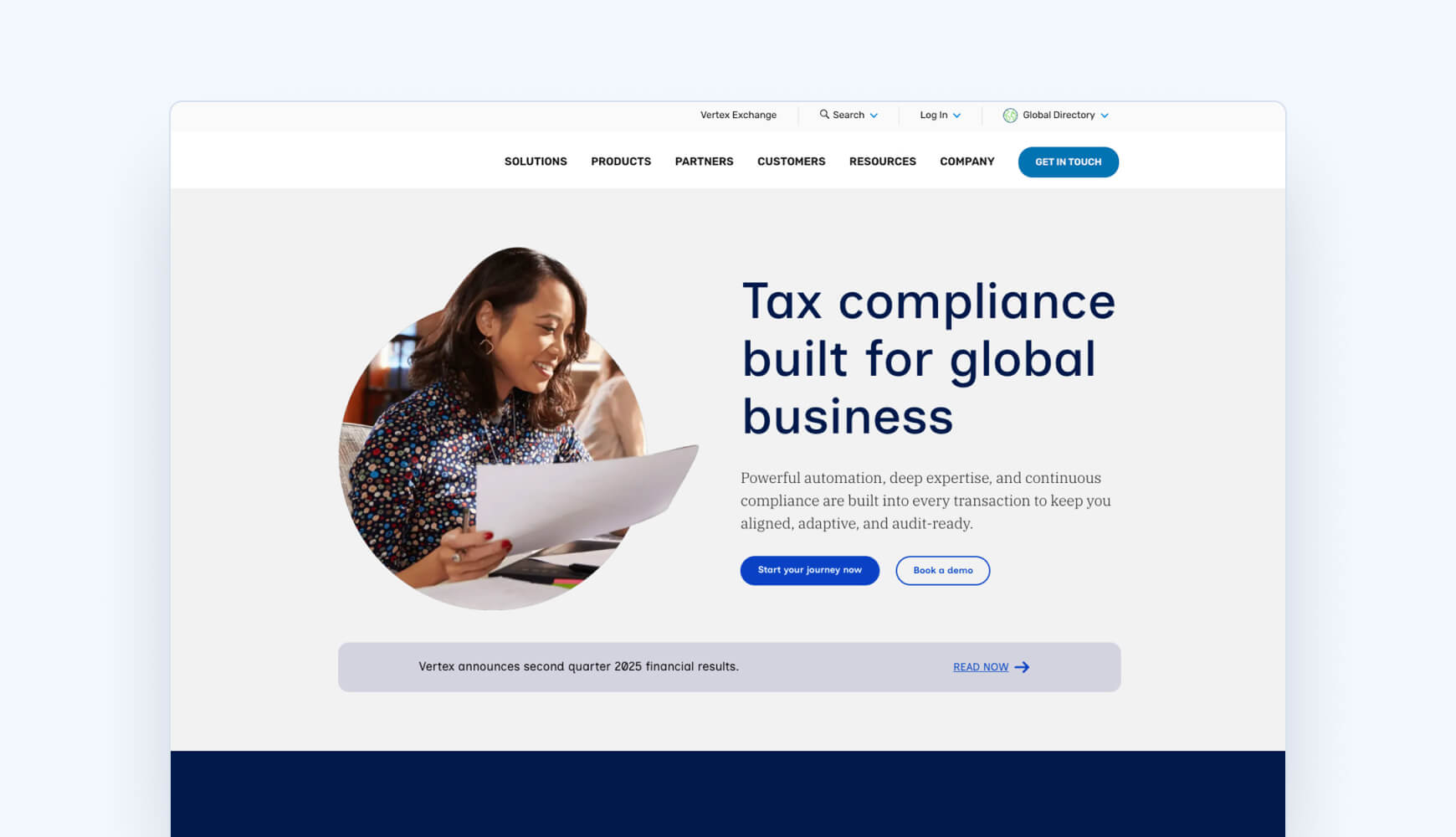 Vertex, Inc. Corporate Tax Compliance Software & Solutions