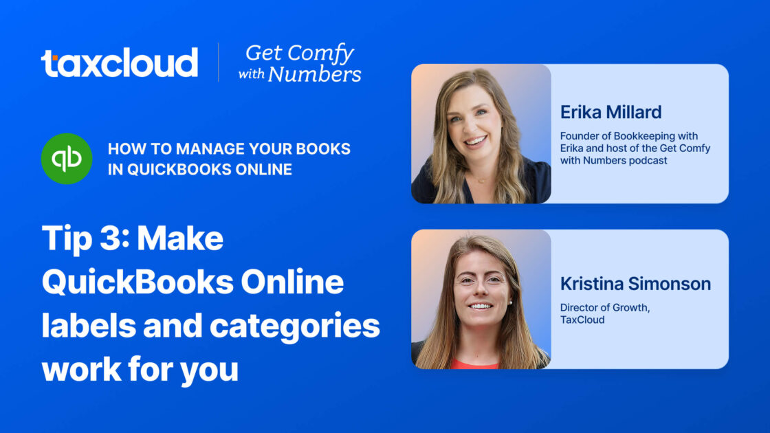 QuickBooks Online Tip 3 Make QuickBooks Online labels and categories work for you