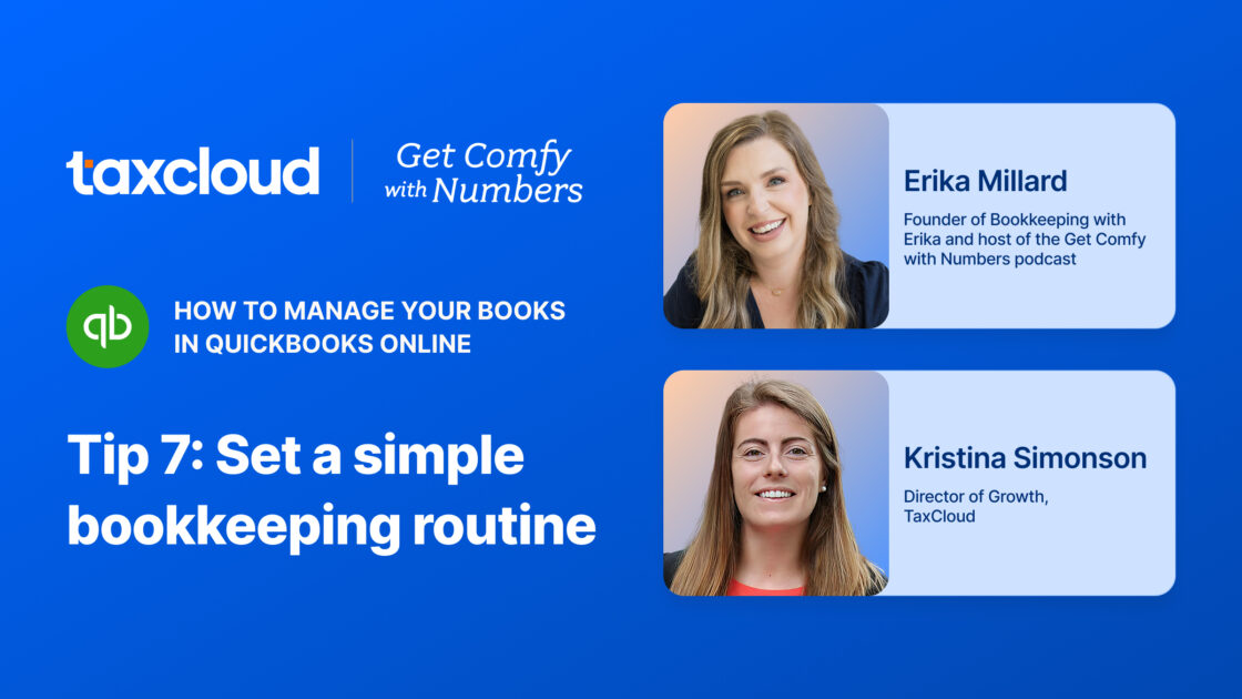 QuickBooks Online Tip 7 Set a simple bookkeeping routine