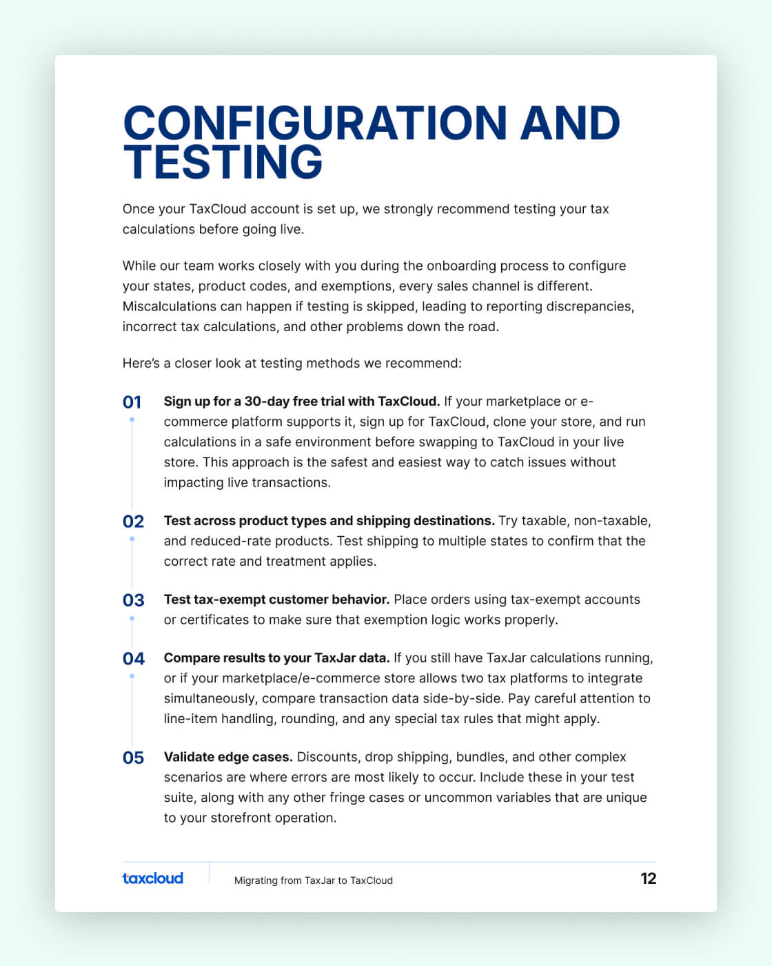 TaxJar product codes