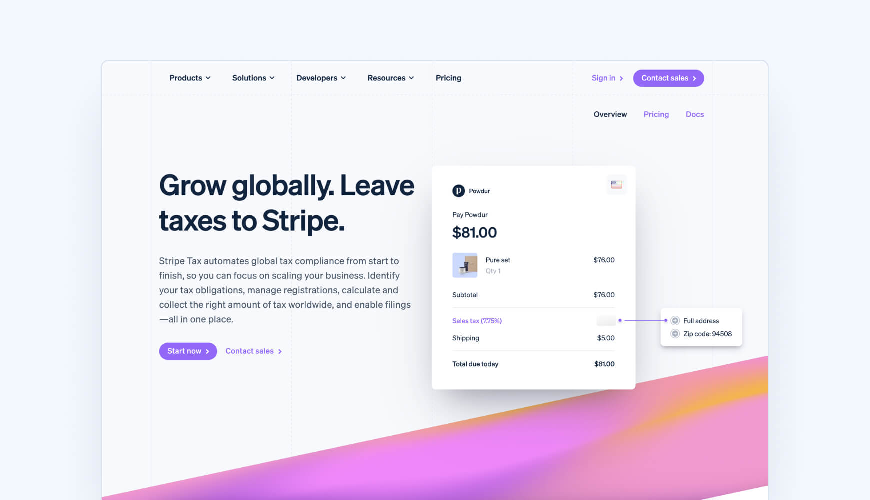 Best Ecommerce sales tax software Stripe Tax