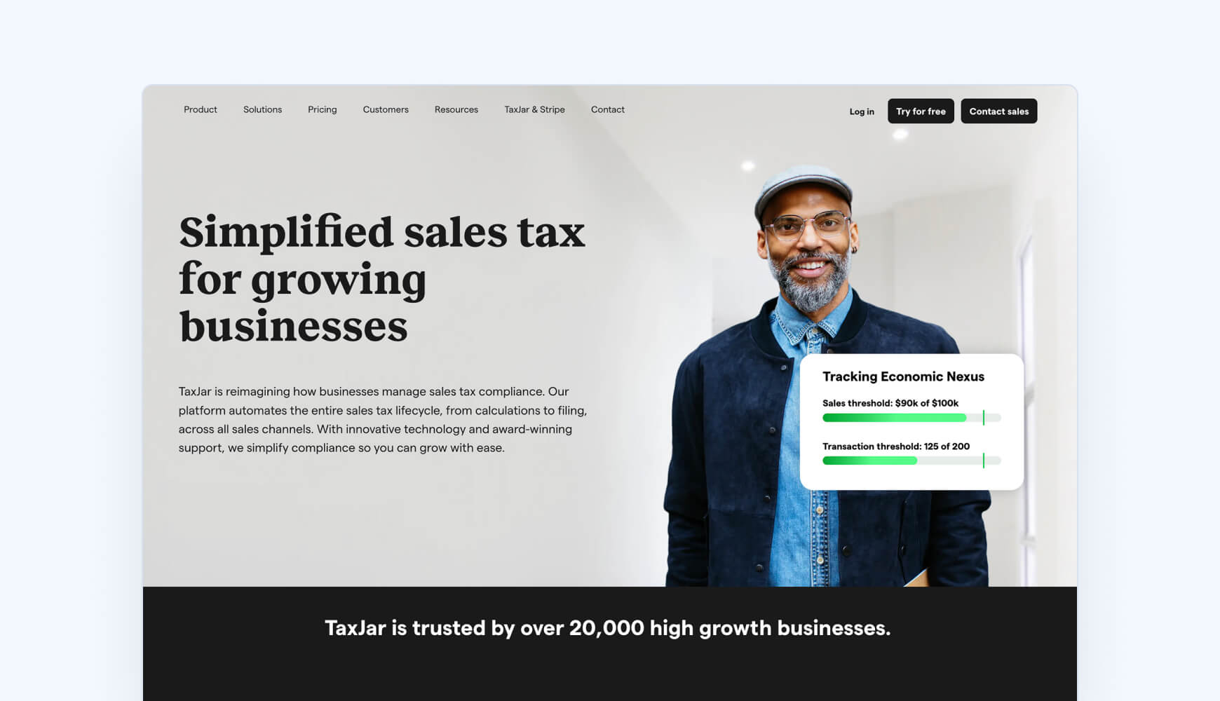 Best sales tax APIs TaxJar