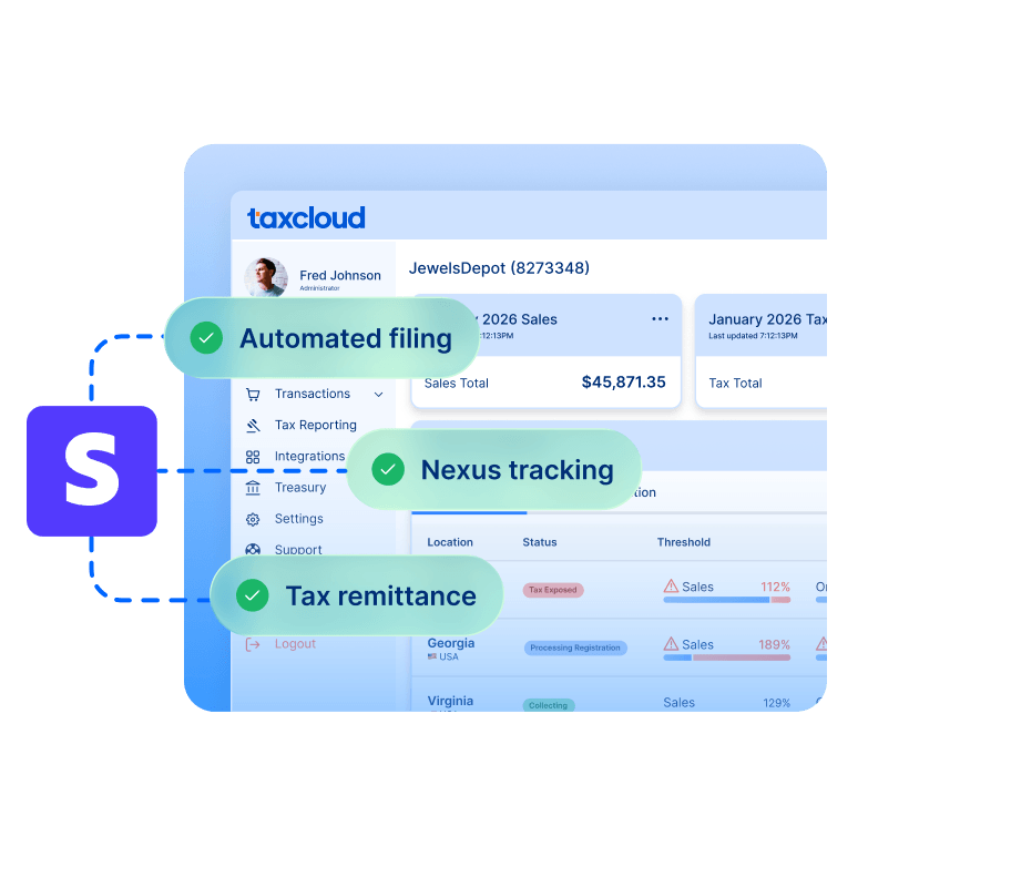 Stripe Tax TaxCloud Integration