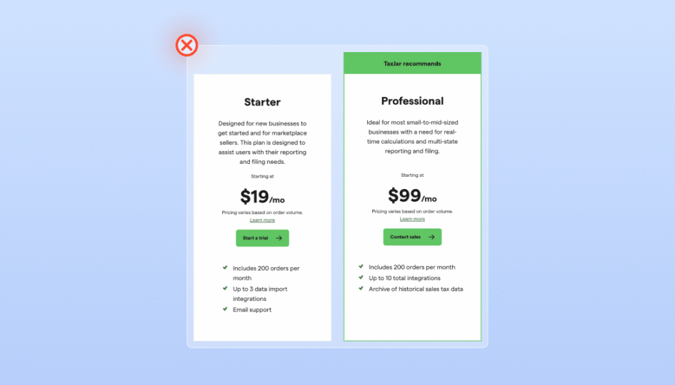TaxJar pricing increase 2026
