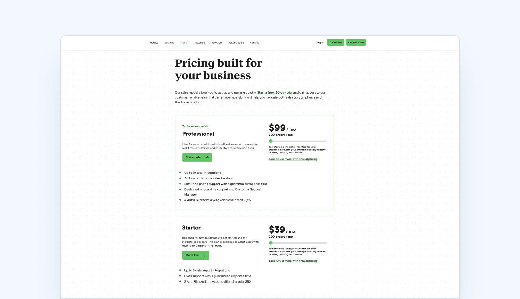 taxjar pricing in 2026