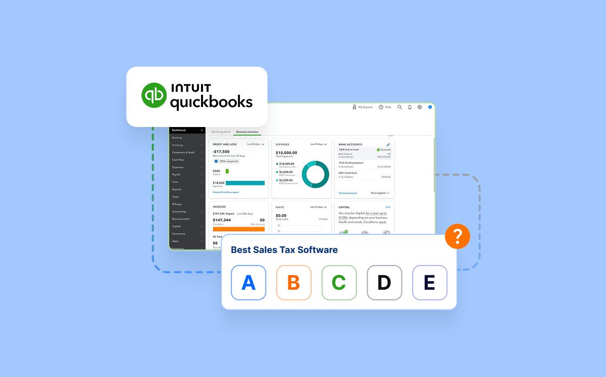 Best Sales Tax Software with QuickBooks Online Integrations